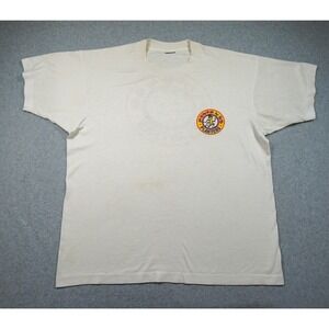 Vintage Planters Shirt Mens XLarge White 90s Graphic Tee Short Sleeve Food Logo